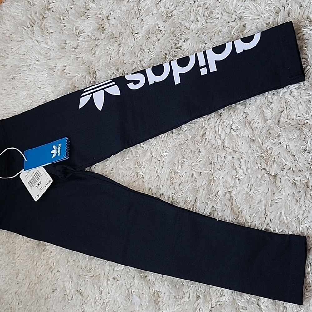 Adidas leggings 2XS/5-6Y inkblue